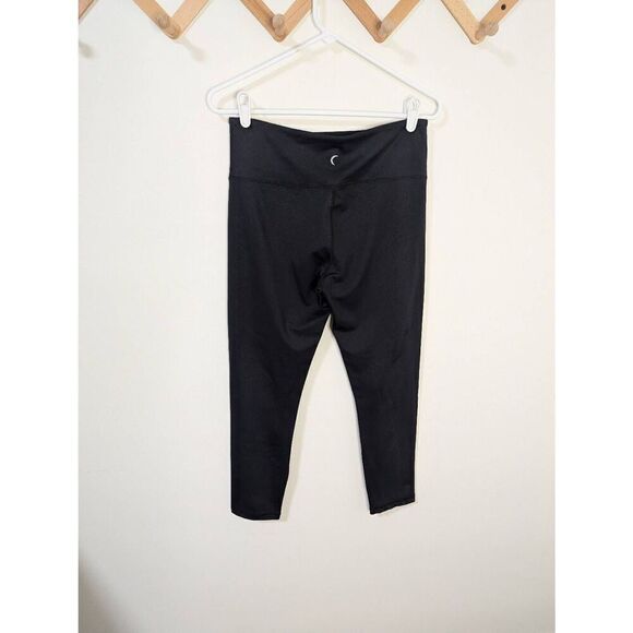 Zyia Active Black Patterned 7/8 Leggings - Size 12 - Picture 4 of 8